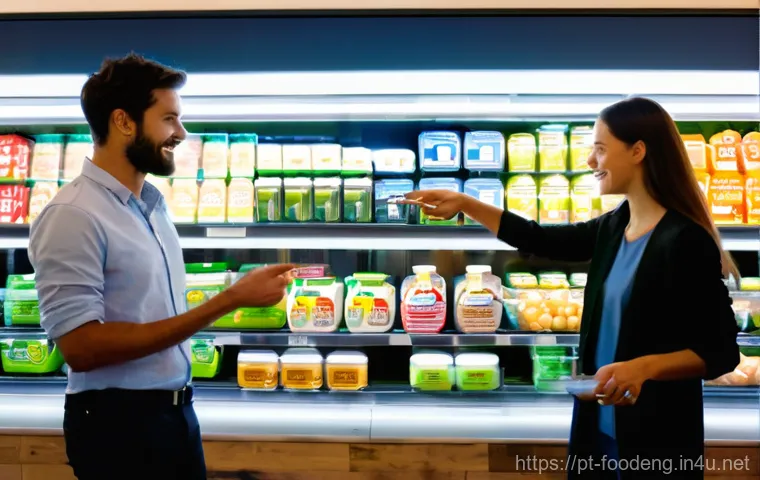 식품 공학에서의 클린라벨 트렌드 - **Prompt:** A joyful Portuguese family – a mother in her early 40s, a father in his late 40s, and th...