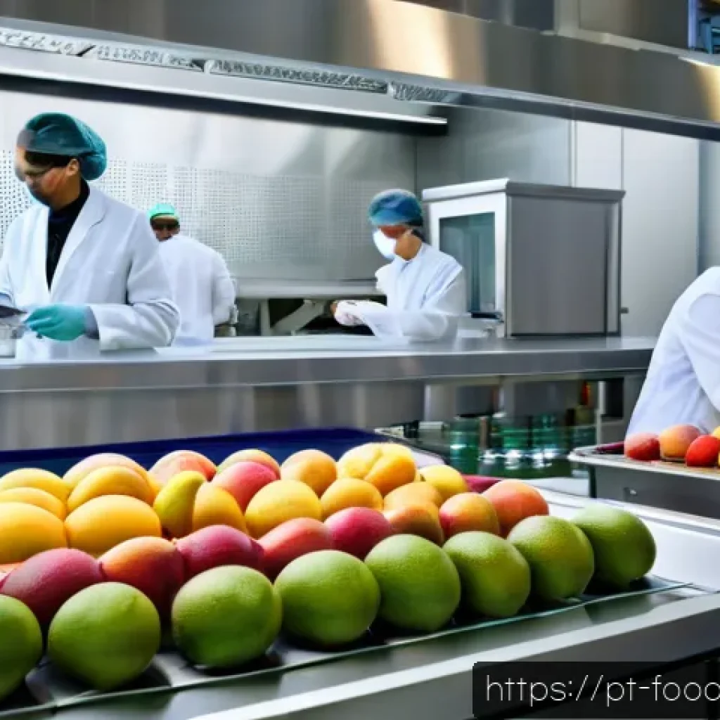 초음파를 이용한 식품 가공 - A modern food processing laboratory showcasing advanced ultrasonic extraction technology in action: ...